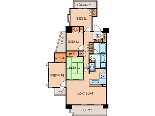 レジディア徳川の物件間取画像